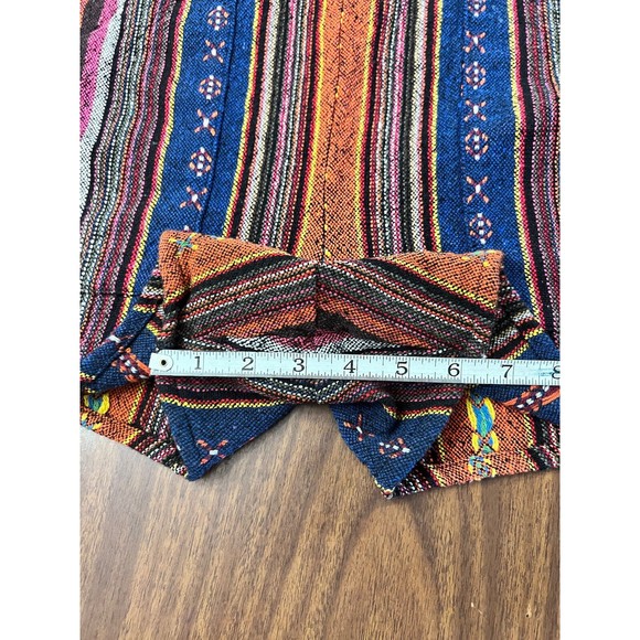 Bobi Los Angeles Sleeveless Romper Aztec Southwest Tie Boho Size XS Multicolor - Picture 11 of 13
